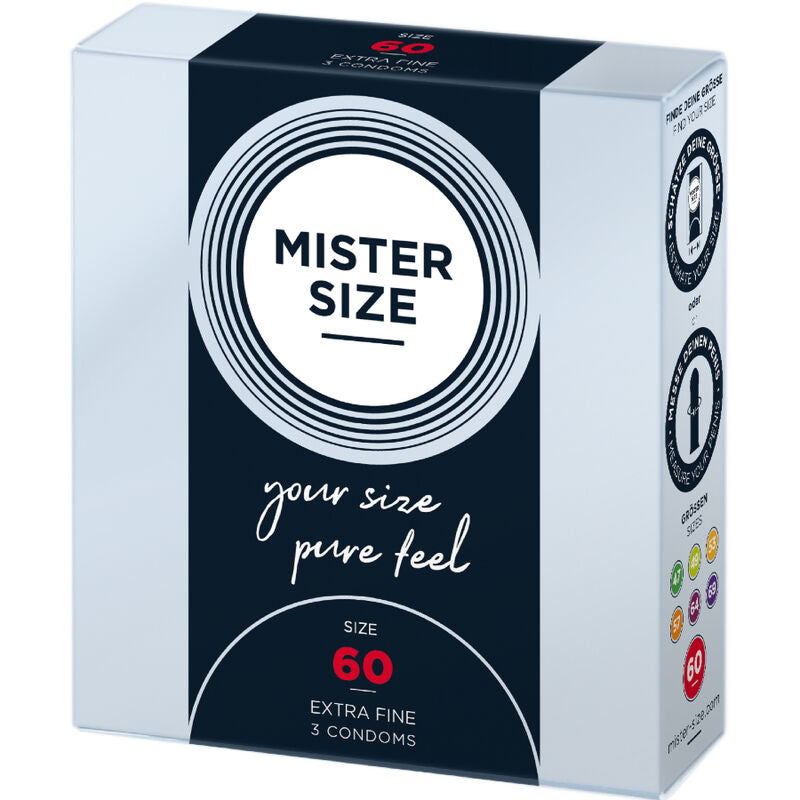 MISTER SIZE - KONDOMSTØRRELSE XL 60 MM (3 ENHEDER)