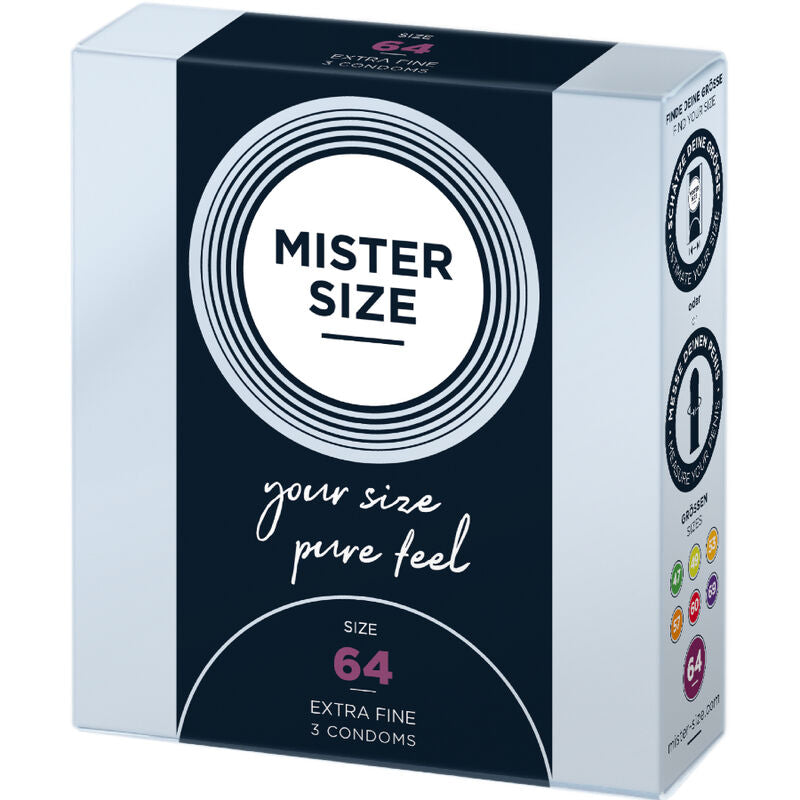 MISTER SIZE - KONDOMSTØRRELSE XXL 64 MM (3 ENHEDER)