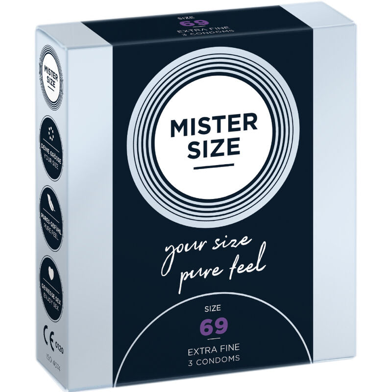 MISTER SIZE - KONDOMER STØRRELSE XXXL 69 MM (3 ENHEDER)