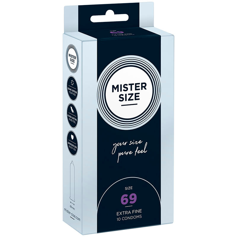 MISTER SIZE - KONDOMSTØRRELSE XXXL 69 MM (10 ENHEDER)