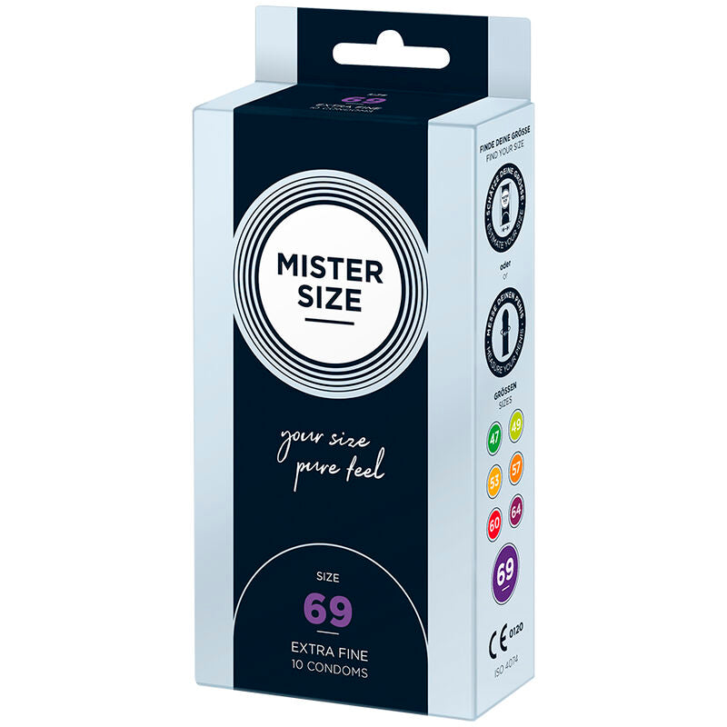 MISTER SIZE - KONDOMSTØRRELSE XXXL 69 MM (10 ENHEDER)