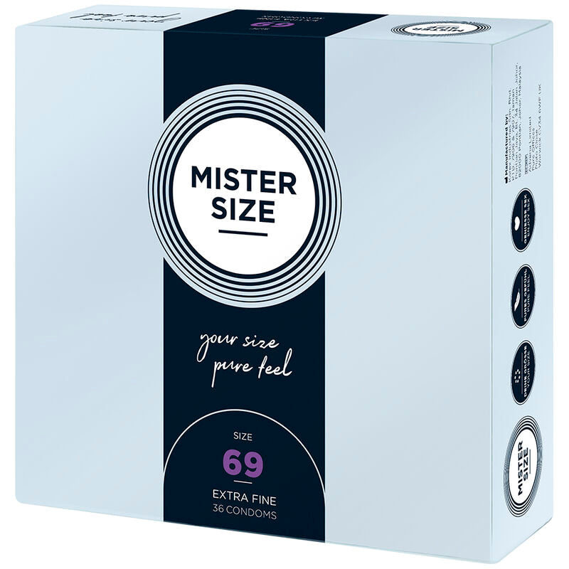 MISTER SIZE - KONDOMER STØRRELSE XXXL 69 MM (36 ENHEDER)