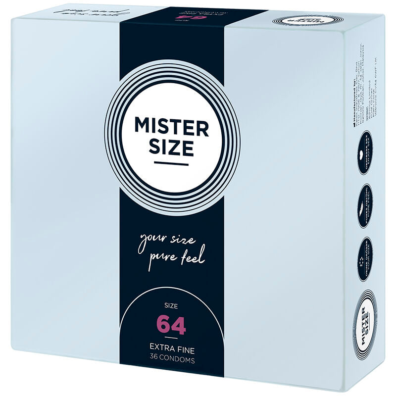 MISTER SIZE - KONDOMSTØRRELSE XXL 64 MM (36 ENHEDER)