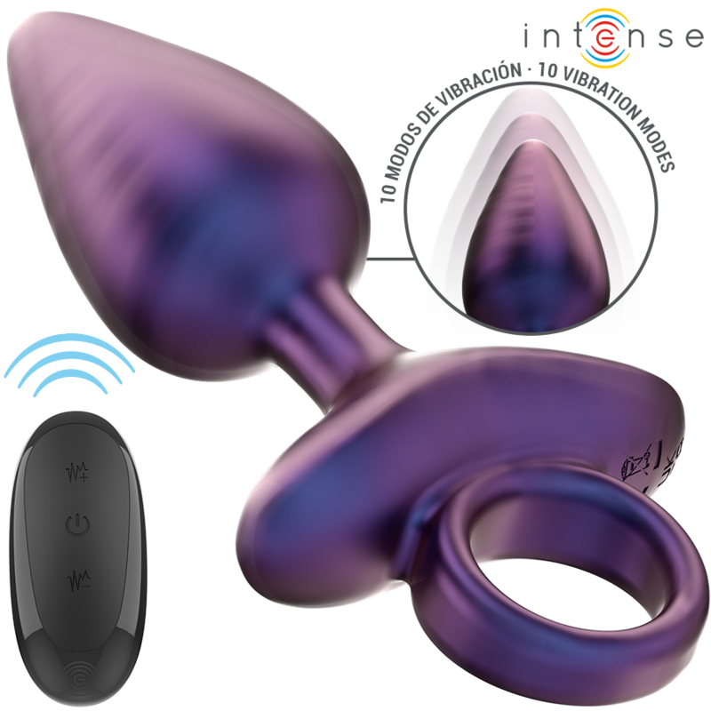 INTENSE - MICHAEL VIBRERENDE ANALPLUG MODEL 2 FJERNBETJENING