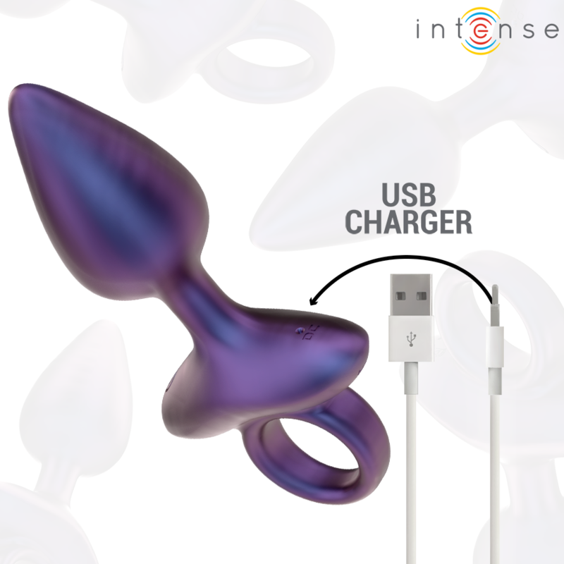 INTENSE - MICHAEL VIBRERENDE ANALPLUG MODEL 2 FJERNBETJENING