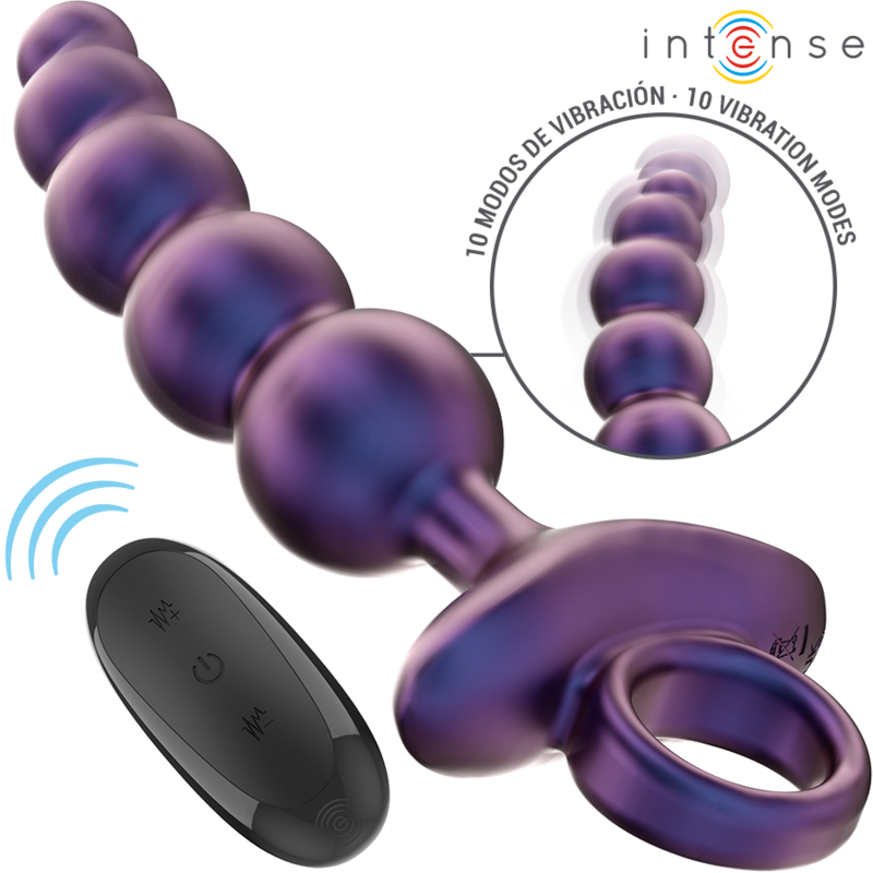 INTENSE - TITO VIBRERENDE ANALPLUG MODEL 3 FJERNBETJENING