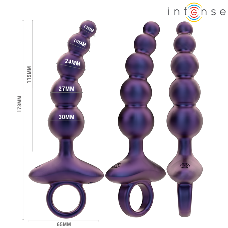 INTENSE - TITO VIBRERENDE ANALPLUG MODEL 3 FJERNBETJENING