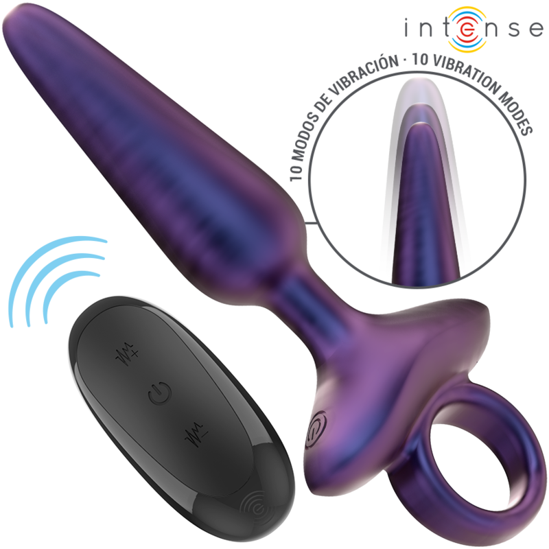 INTENSE - MARLON VIBRERENDE ANALPLUG MODEL 4 FJERNBETJENING