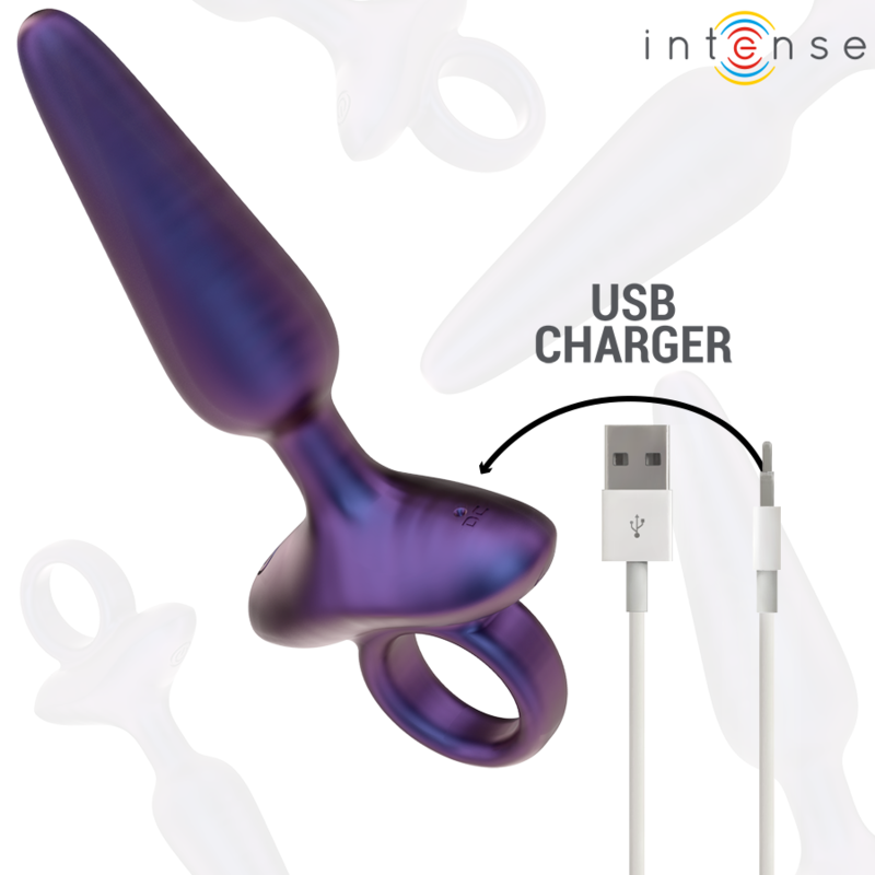 INTENSE - MARLON VIBRERENDE ANALPLUG MODEL 4 FJERNBETJENING