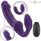INTENSE - JILL DOBBELTVIBRATOR 20 CM LILLA FJERNBETJENING
