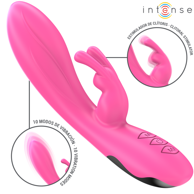 INTENSE - RANDALL KANINVIBRATOR 10 VIBRATIONER PINK