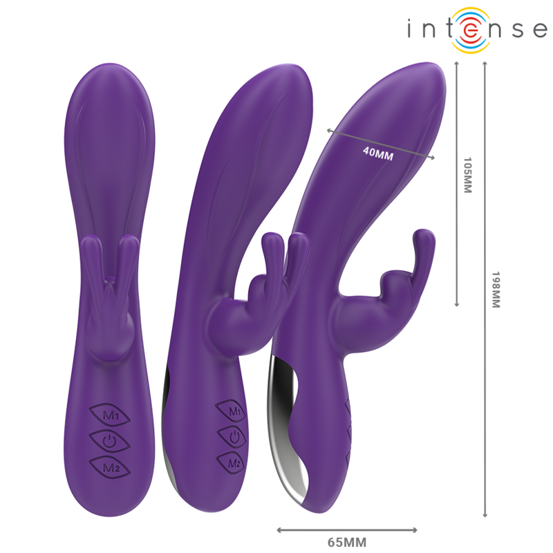 INTENS - RANDALL KANINVIBRATOR 10 VIBRATIONER LILLA