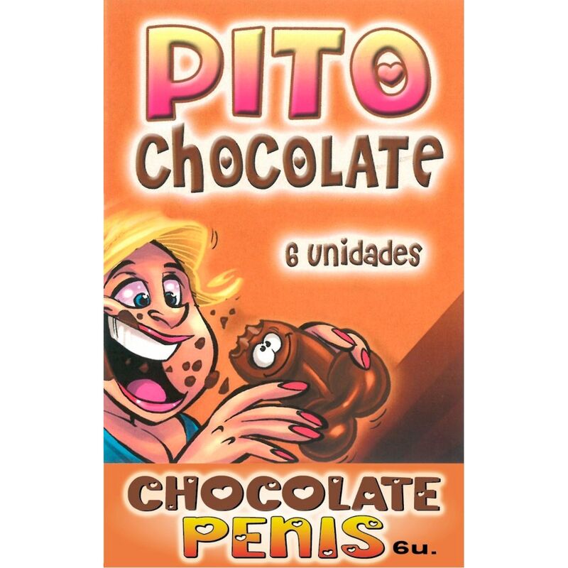 DIABLO PICANTE - ÆSKE MED 6 PENISFORMET CHOKOLADER