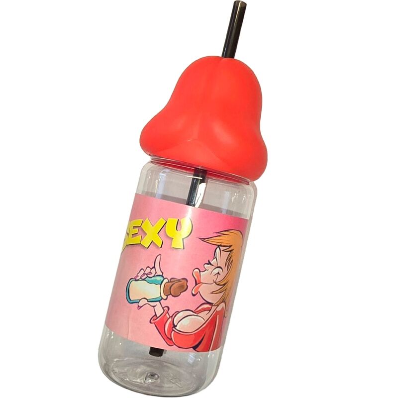 DIABLO PICANTE - PENISFORMET 360 ML BABYFLASKE RØD
