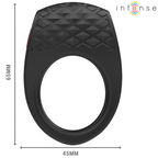INTENSE - CLOVER VIBRATOR PENIS RING 10 VIBRATIONER SORT