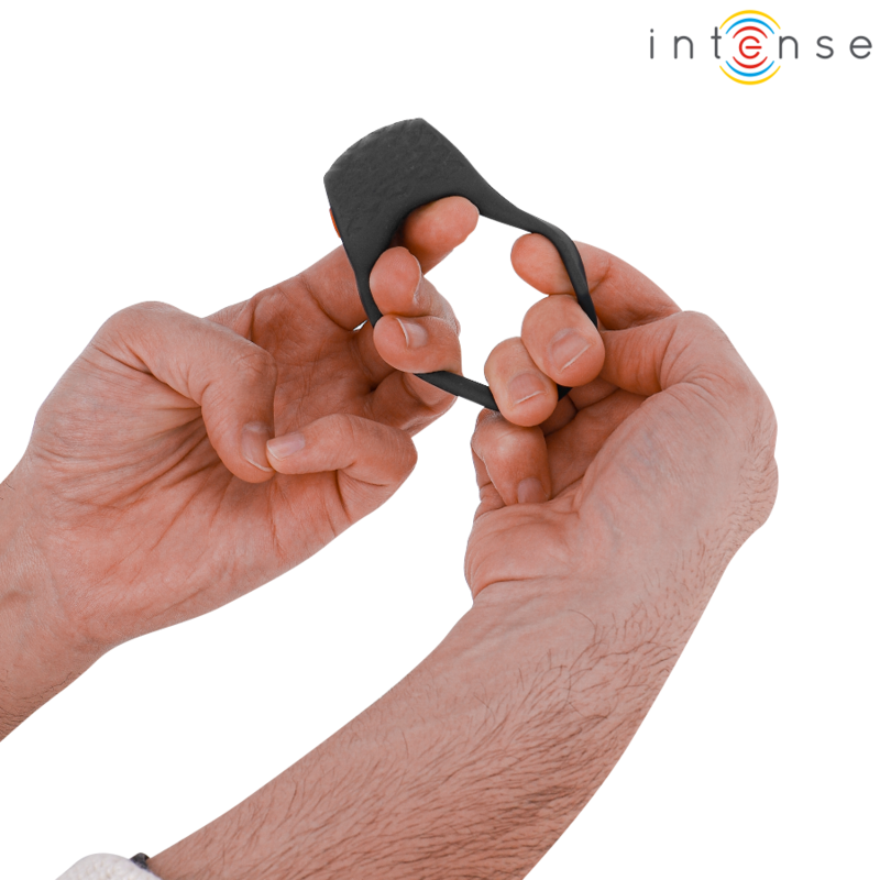 INTENSE - CLOVER VIBRATOR PENIS RING 10 VIBRATIONER SORT