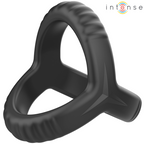 INTENSE - CARSON DOBBELT SILIKONE PENIS RING SORT MODEL 4