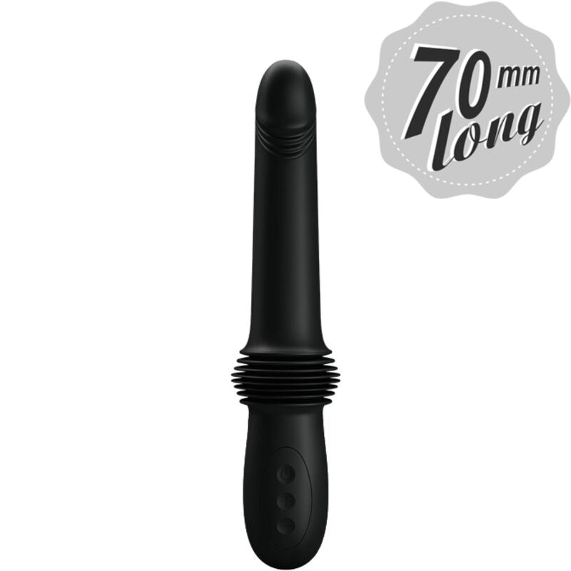PRETTY LOVE - PAZUZU VIBRATOR 3 TRYKMODUSSER SORT