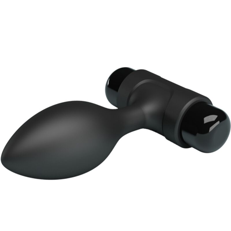 PRETTY LOVE - VIBRA BUTT 10 VIBRATIONER ANALPLUG SORT