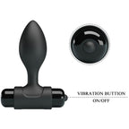 PRETTY LOVE - VIBRA BUTT 10 VIBRATIONER ANALPLUG SORT