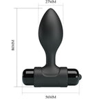 PRETTY LOVE - VIBRA BUTT 10 VIBRATIONER ANALPLUG SORT