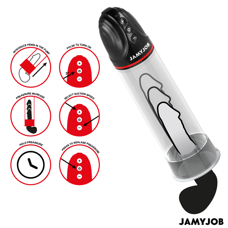 JAMYJOB - XPAND AUTOMATISK PUMPE 3 SUGENIVEAUER GRÅ