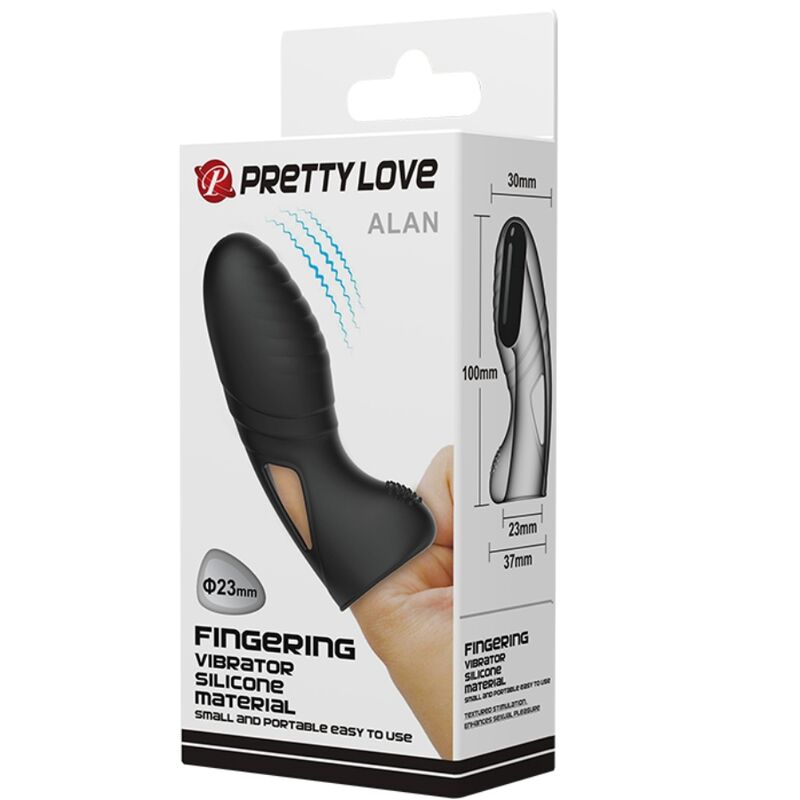 PRETTY LOVE - ALAN SILIKONE FINGERVIBRATOR SORT