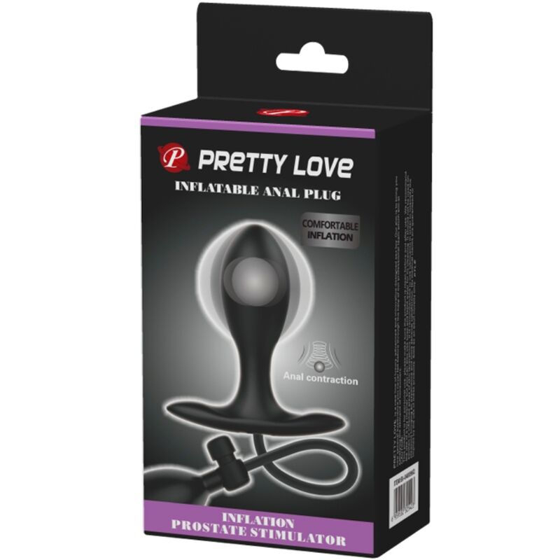 PRETTY LOVE - OPPUSTELIG ANALPLUG SORT