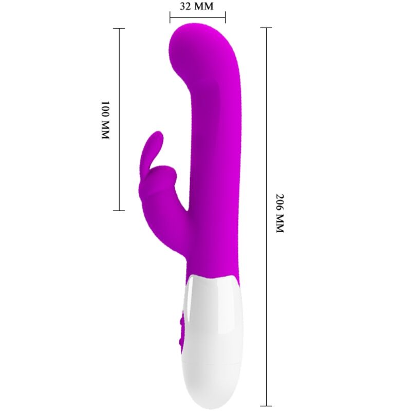 PRETTY LOVE - CENTAUR VIBRATOR KANIN 30 VIBRATIONS TILSTAND LILLA