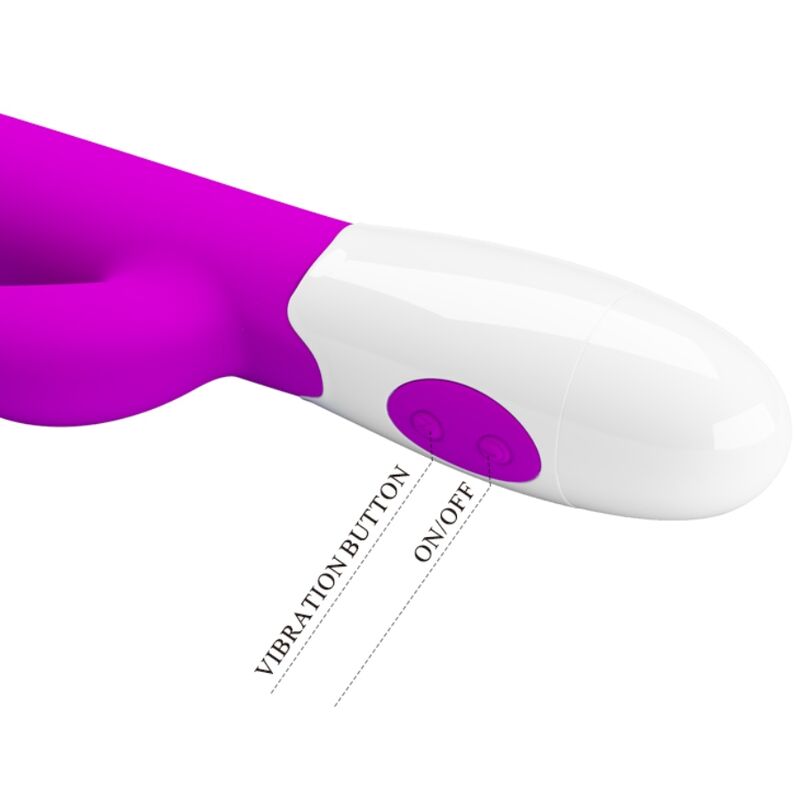 PRETTY LOVE - CENTAUR VIBRATOR KANIN 30 VIBRATIONS TILSTAND LILLA