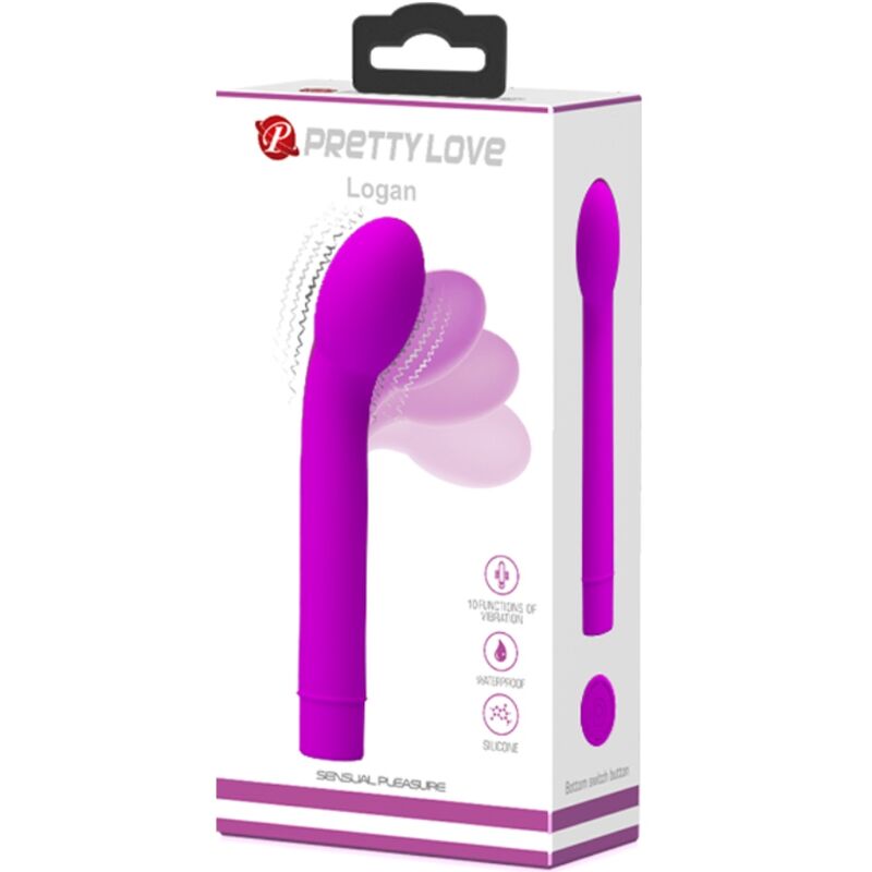 PRETTY LOVE - LOGAN G-PUNKT VIBRATOR 10 VIBRATIONER LILLA