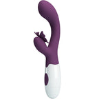 PRETTY LOVE - BUTTERFLY KISS KANINVIBRATOR & G-PUNKT STIMULATOR LILLA
