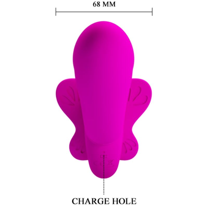 PRETTY LOVE - VALERIE DOBBELT STRAP-ON VIBRATOR 12 VIBRATIONER LILLA