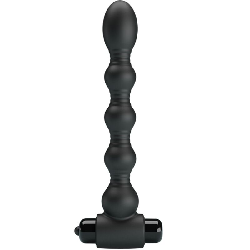 PRETTY LOVE - LYNN SILIKONE ANALPLUG 10 VIBRATIONER SORT