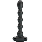 PRETTY LOVE - LYNN SILIKONE ANALPLUG 10 VIBRATIONER SORT