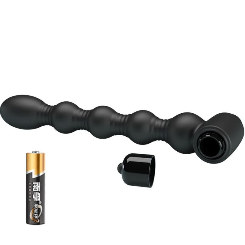 PRETTY LOVE - LYNN SILIKONE ANALPLUG 10 VIBRATIONER SORT