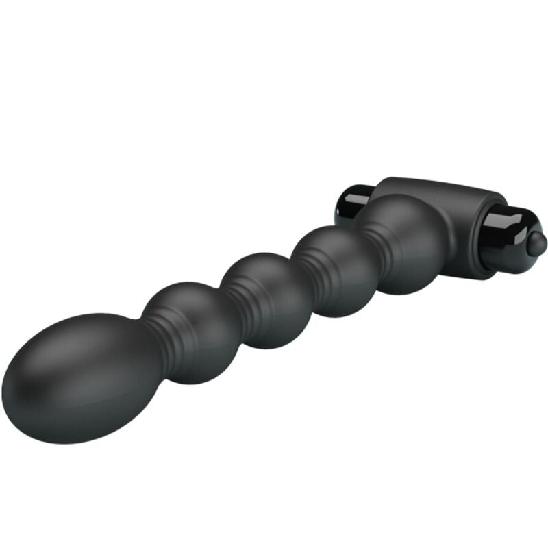 PRETTY LOVE - LYNN SILIKONE ANALPLUG 10 VIBRATIONER SORT