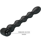 PRETTY LOVE - LYNN SILIKONE ANALPLUG 10 VIBRATIONER SORT