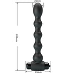 PRETTY LOVE - LYNN SILIKONE ANALPLUG 10 VIBRATIONER SORT