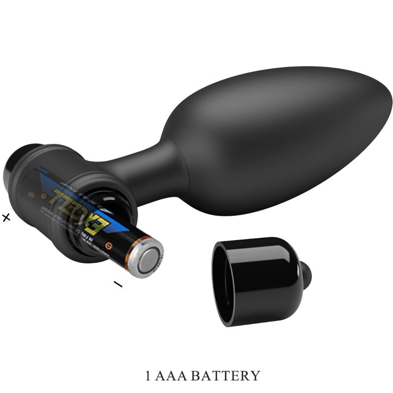 PRETTY LOVE - VIBRA ANALPLUG 2 ANALPLUG 10 VIBRATIONER SORT