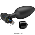 PRETTY LOVE - VIBRA ANALPLUG 2 ANALPLUG 10 VIBRATIONER SORT