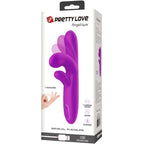 PRETTY LOVE - ANGELIQUE MULTIFUNKTIONSVIBRATOR + KLITORISSTIMULATOR LILLA