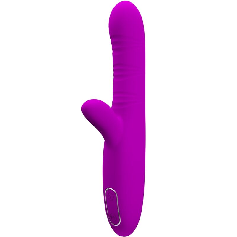 PRETTY LOVE - ANGELIQUE MULTIFUNKTIONSVIBRATOR + KLITORISSTIMULATOR LILLA