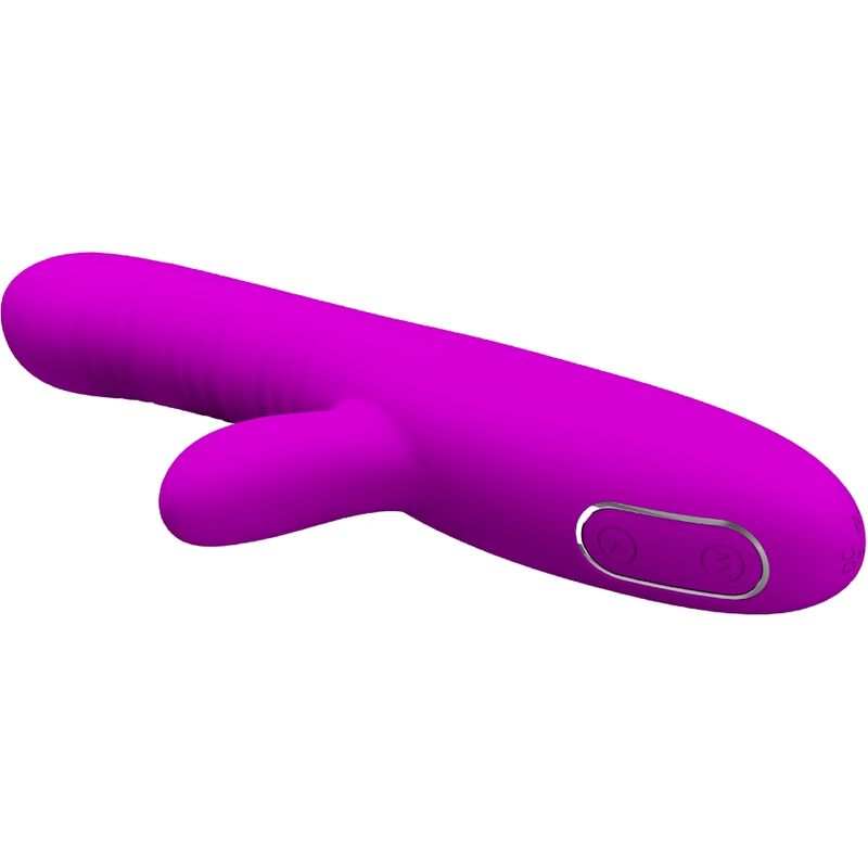 PRETTY LOVE - ANGELIQUE MULTIFUNKTIONSVIBRATOR + KLITORISSTIMULATOR LILLA