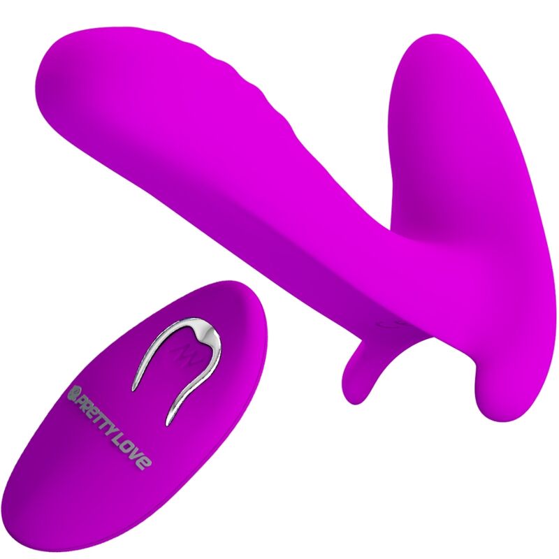 PRETTY LOVE - MASSAGEAPPARAT & VIBRATOR 12 VIBRATIONER FJERNBETJENING LILLA