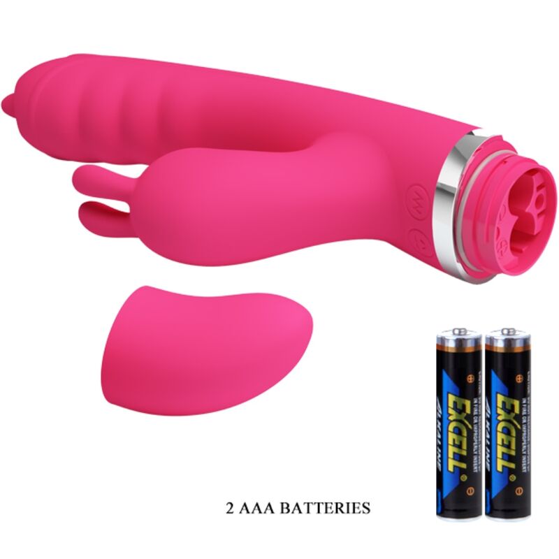 PRETTY LOVE - PHOENIX MULTIFUNKTIONS KANINVIBRATOR PINK