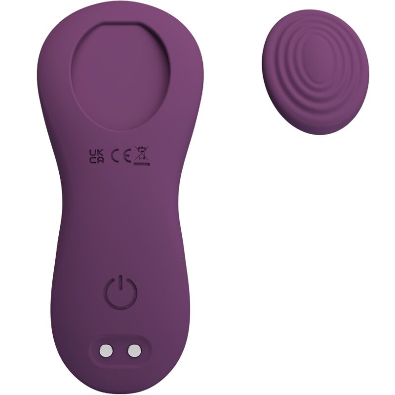 PRETTY LOVE - MAKE LAY ON CLITORIS MASSAGEAPPARAT 10 VIBRATIONER FJERNBETJENING LILLA