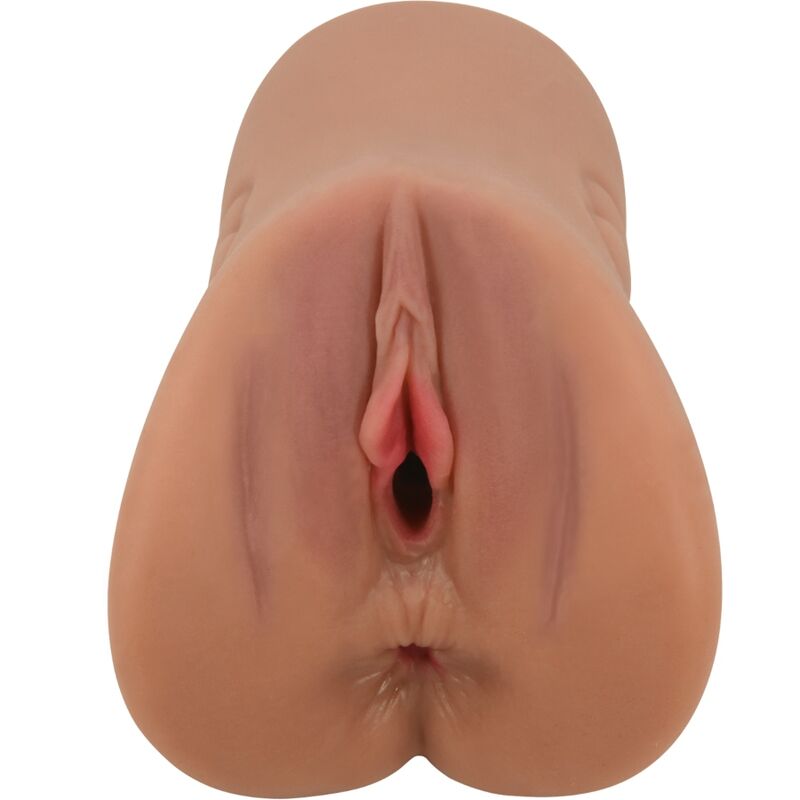 CRAZY BULL - SKARLAGET VAGINA OG ANUS DESIGN MED ET HJERTE I KØD