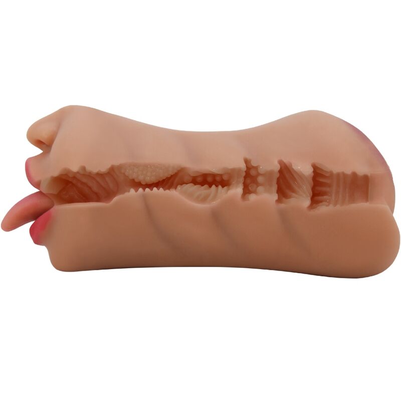 CRAZY BULL - SARAH DOBBELT MASTURBATOR MUND & VAGINA KØD
