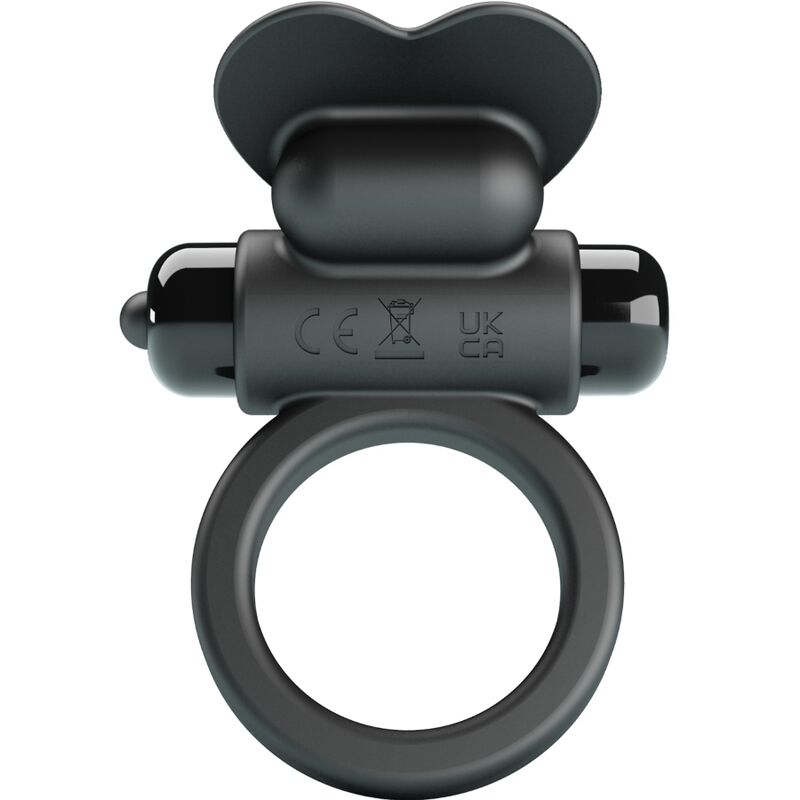 PRETTY LOVE - DEBONAIRE VIBRERINGSRING KANIN 10 VIBRATIONER SORT